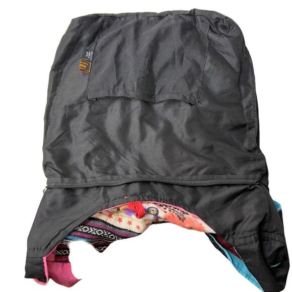 Y2k Boho Bohemian Hippie Shoulder Bag Peace elephant patch Made in Nepal cotton - Picture 15 of 16